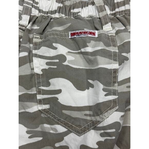 True Religion Women's Gray White Camouflage Jogger Pants - Size XS (26x26) - Picture 3 of 6